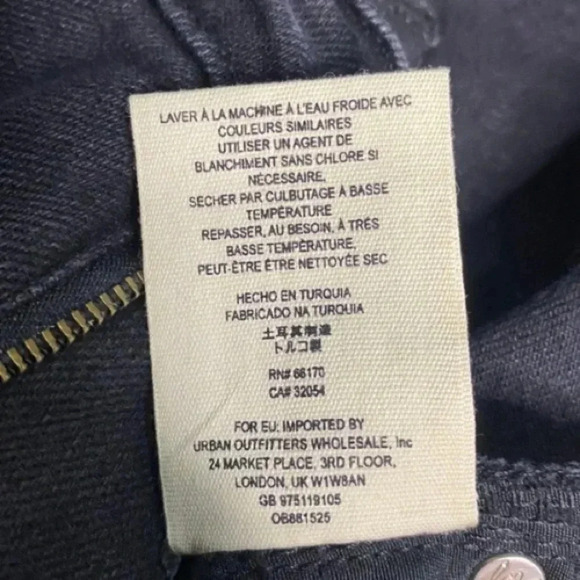 Free People About A Girl Black  Distressed High Rise Skinny Jeans 29 - Picture 9 of 9